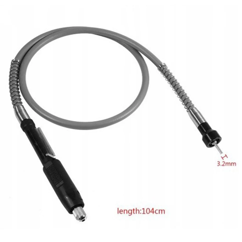 

Rotary Tool Flexible Shaft with 0.3-3.2mm Chuck and Enhanced Flexibility for Detailed Grinding Polishing and Cutting