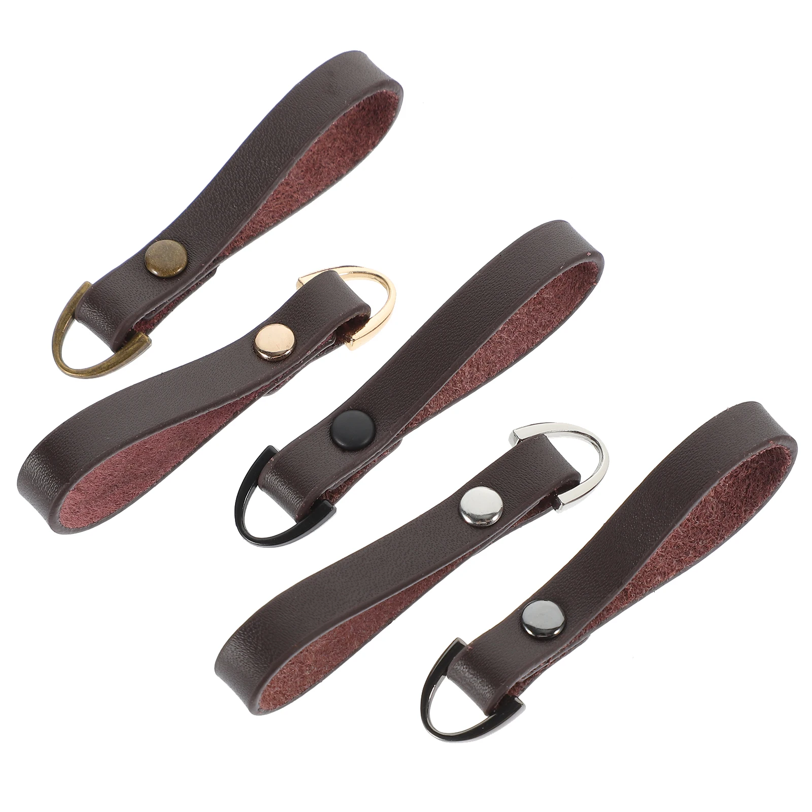 

5pcs Alloy Zipper Pull Replacement Parts for Bags Zipper Helper Clothes Shoes Black Color Charm Decor Accessories