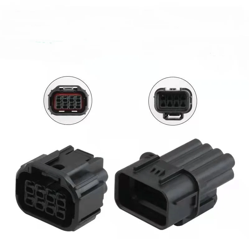 

200 Sets 8pin Waterproof Connector LED Headlight Speaker Socket For Honda Civic Odyssey XRV VEZEL Plug 6181-6850 6189-7423