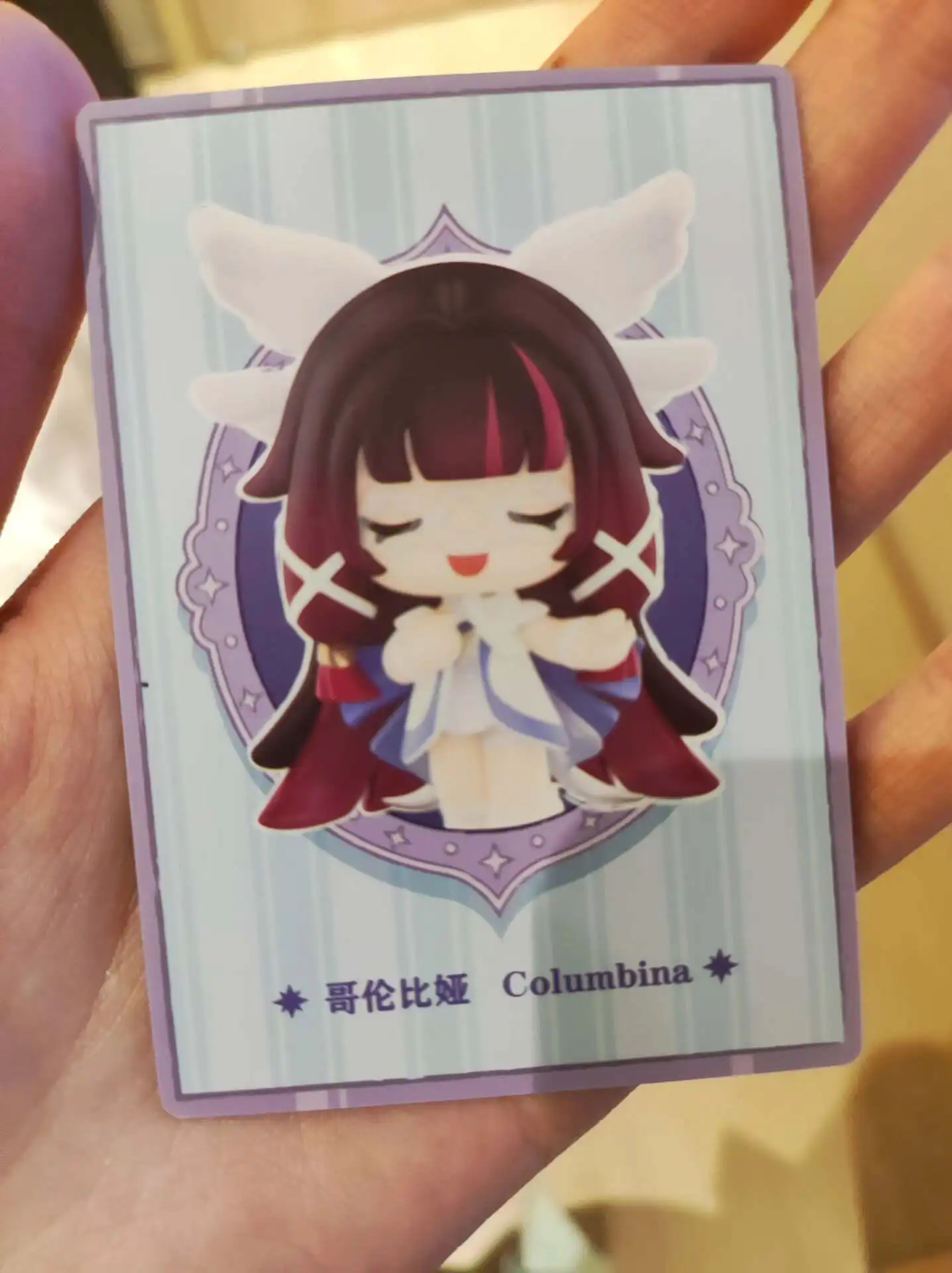 2026 New Arrival In Stock Genshin Impact Fatui Columbina Blind Box Frost Flame Series  Q-version PVC Figure Collection Cosplay