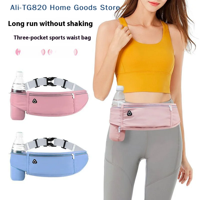[TG820]Sports Waist Pack Women Men Running Belt Waist Bag Waterproof Waist Bag Wallet Men Pouch Belt Portable Phone Holder Gym