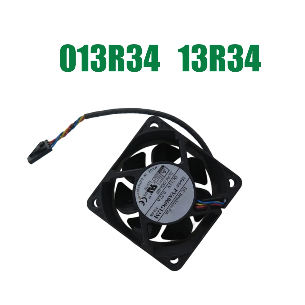For DELL For Precision 7920 013R34 13R34 PVA060G12M-P10-BB DC12V 0.22A 4PIN Rear SAS Backplane Fan