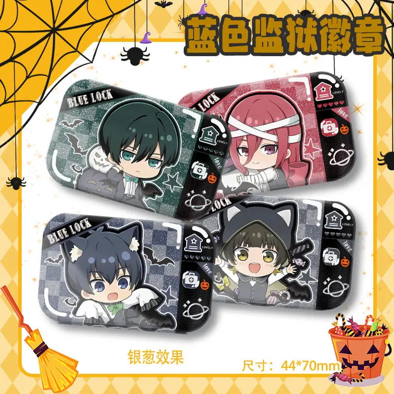 

Аниме BLUE LOCK Isagi Yoichi Chigiri Hyōma Bachira Meguru значок куртка джинсы булавка на лацкан коллекция брошь орнамент подарок на Хэллоуин