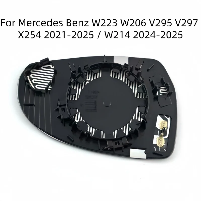 

NEW For Mercedes Benz W223 W206 V295 V297 X254 2021-2025 / W214 2024-2025 Car Led Warning Heated Mirror Glass