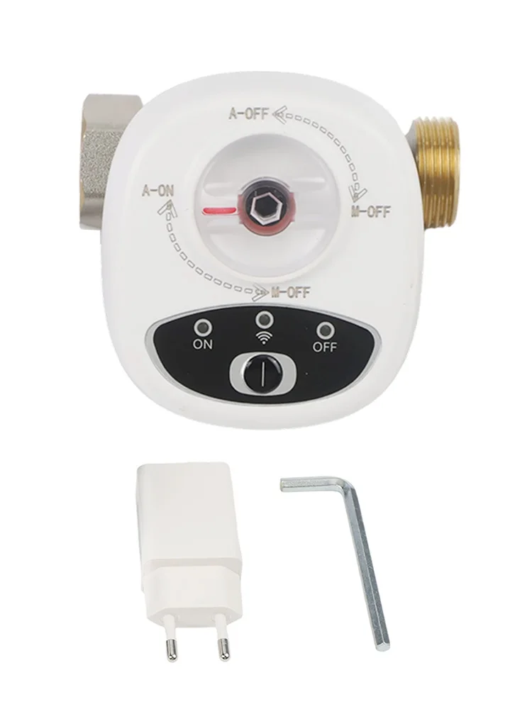 WiFi Enabled Water and Gas Shutoff Valve for DN15/DN20/DN25 Pipes Mobile App Control Voice Control Compatibility