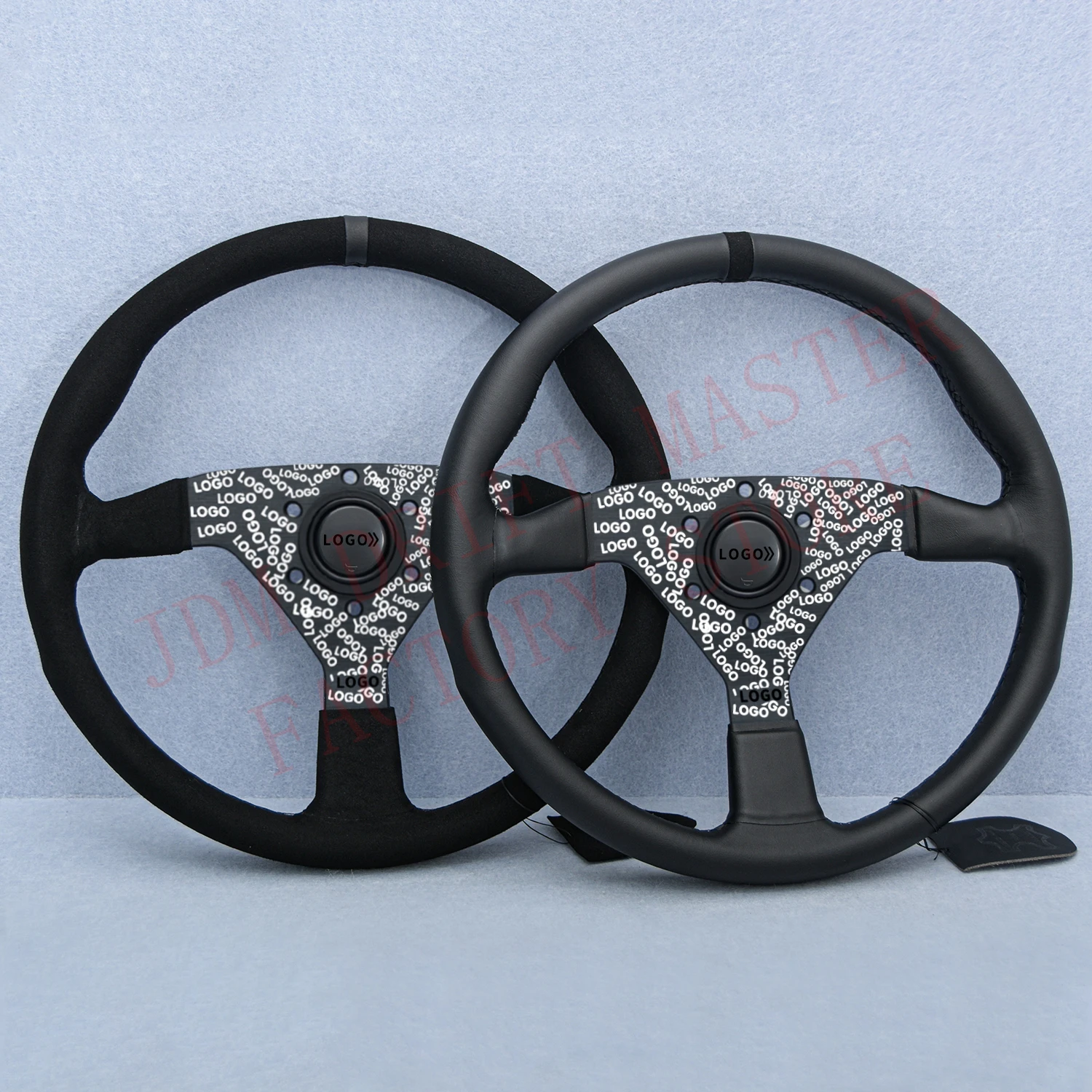 14inch JDM Ultra Graffiti Montecarlo MOMO Steering Wheel JDM Suede Leather Racing Sport Steering Wheel