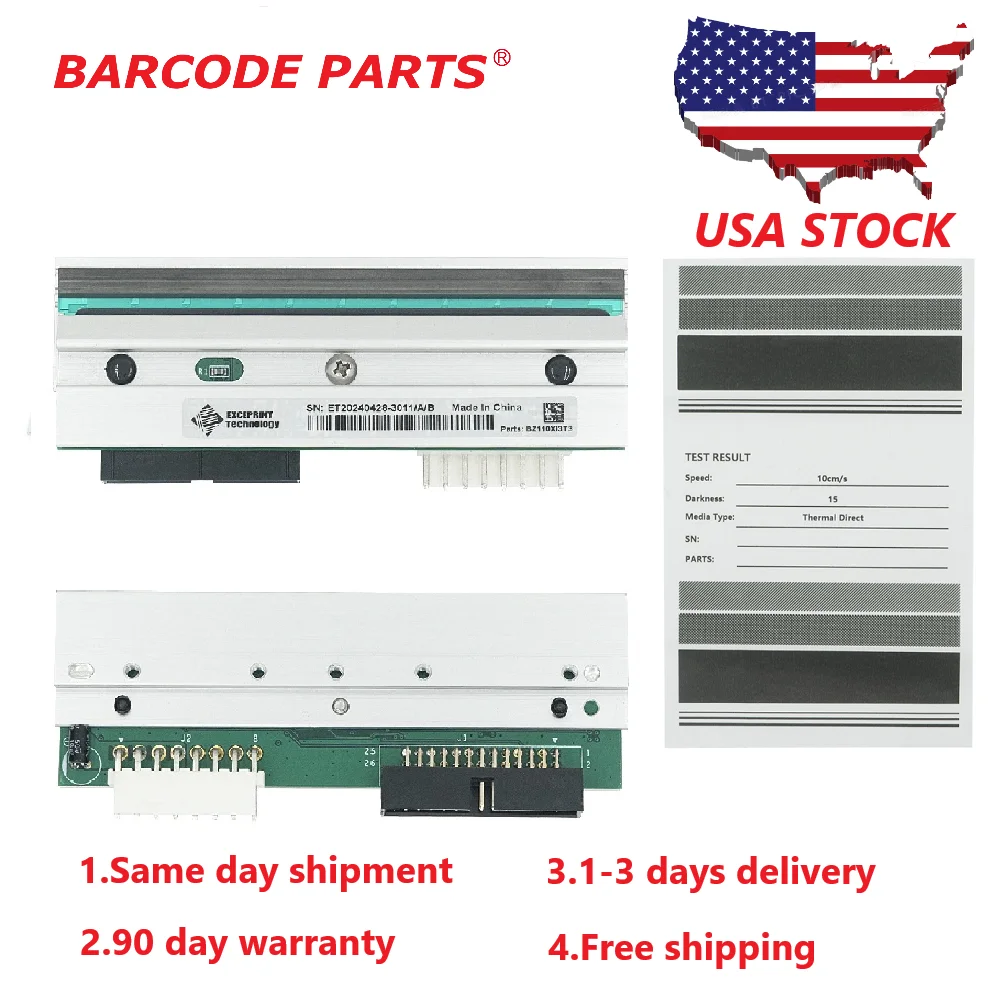 

✅203dpi Printhead for Zebra 110Xi3 Thermal Printer Head,G41000-1M✅
