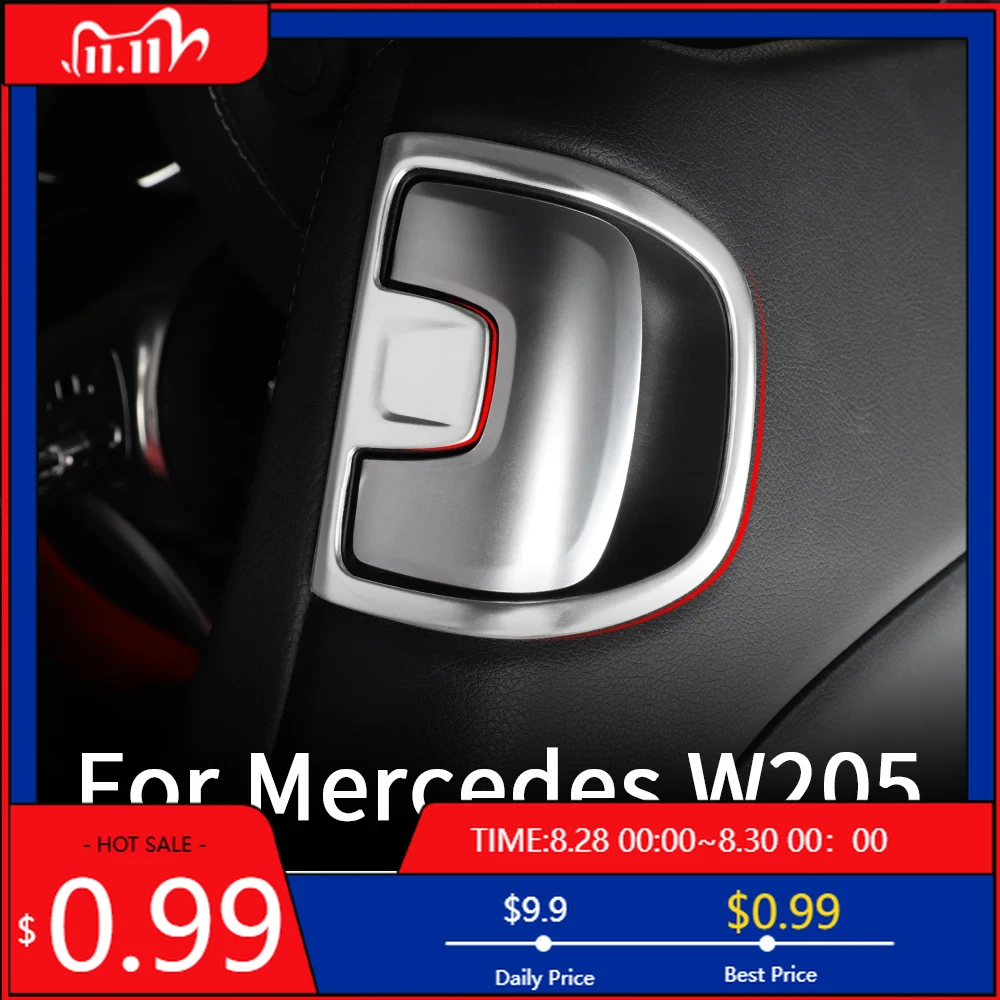 

Interior Stickers Seat handle trim For Mercedes w205 amg coupe amg c205 2 doors c260 c300 c200 mercedes c class accessories w20