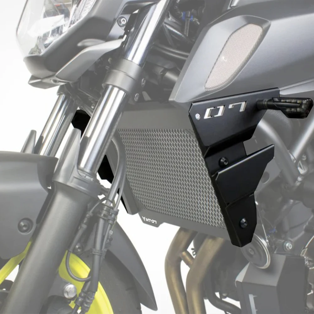 MT07 FZ07 Radiator Side Cover FOR YAMAHA MT-07 FZ-07 MT FZ 07 Motorcycle CNC Radiator Grill Guard Cover Protector 2021-2024 2023