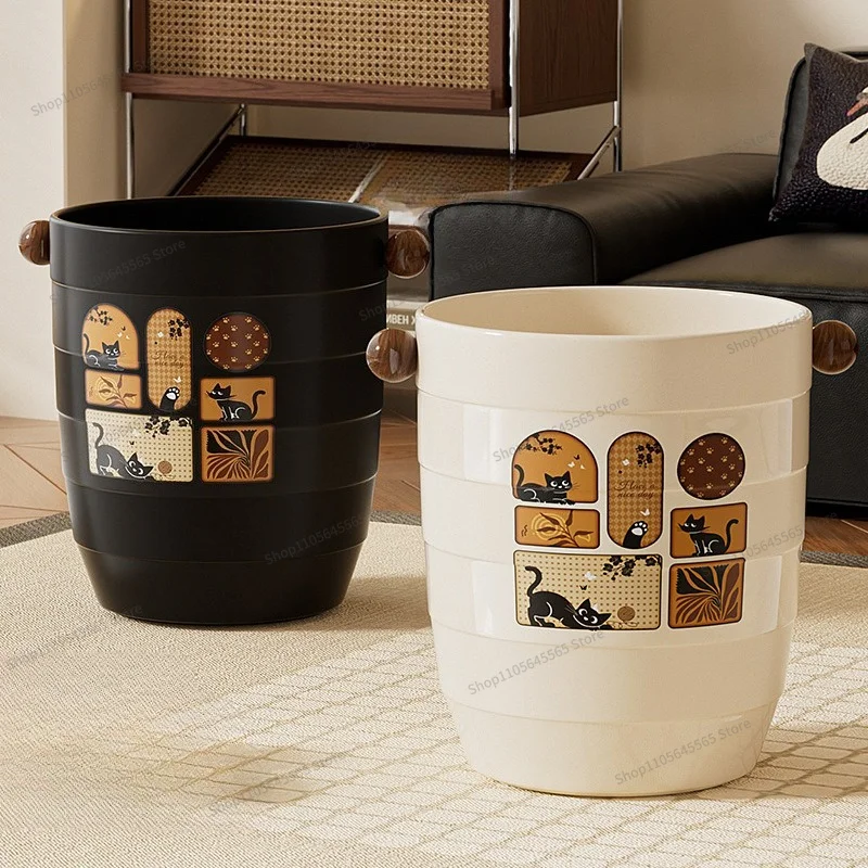 For Household Living Room, Large Capacity Bedroom, Garbage Bin, Waste Paper Basket