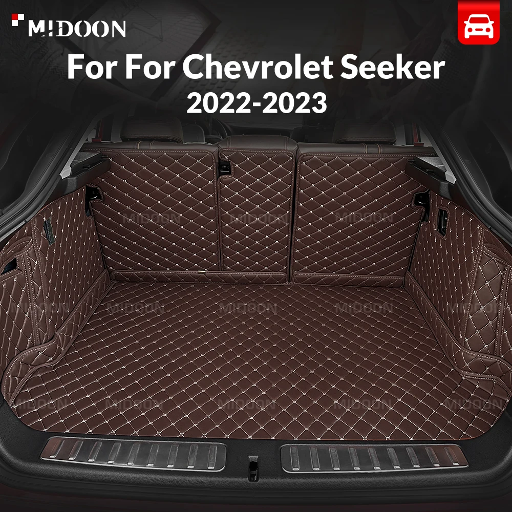 

Автомобильный коврик в багажник с полным покрытием для Chevrolet Seeker 2022-2023, защитный коврик от загрязнений, вкладыш в багажник, аксессуары для салона
