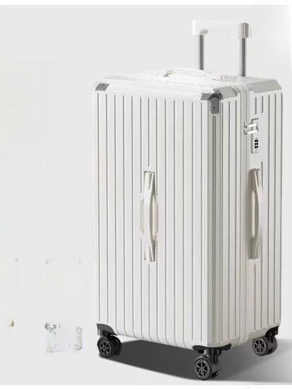 large-capacity-travel-suitcase-five-wheels-women's-28-inch-men's-24-inch-luggage-high-aesthetic-value-pull-rod-suitcase