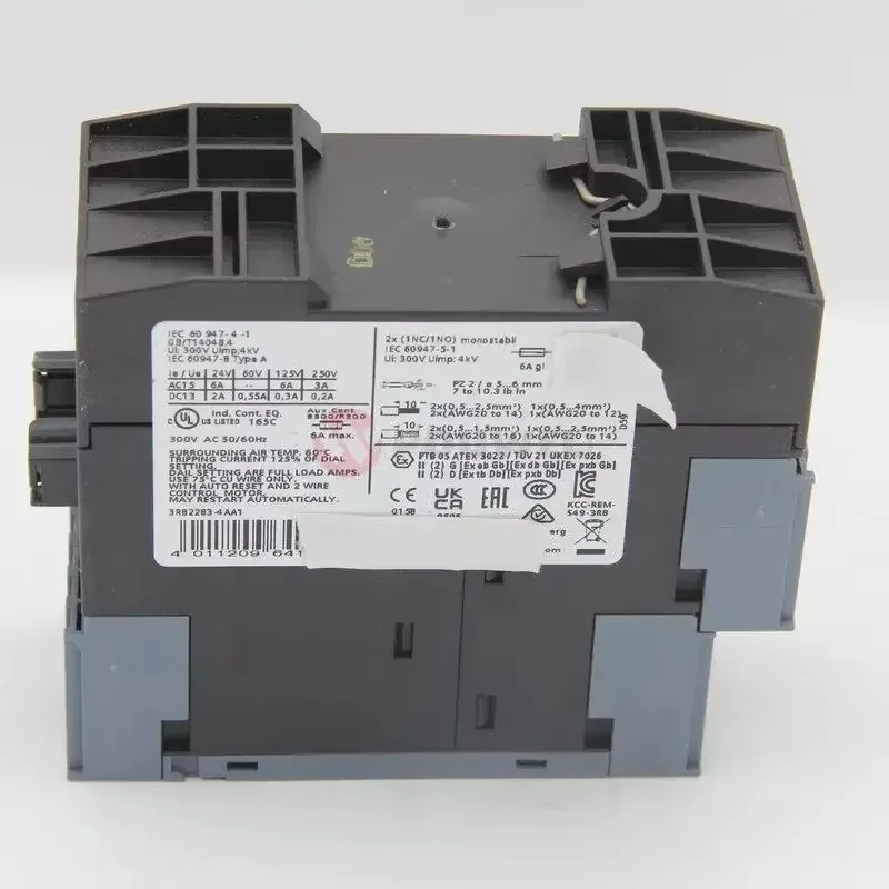 3RB2283-4AA1 Electronic Overload Relay 10-16A 3 Phase Motor Protection Device 400V 50Hz/60Hz Industrial Grade with Thermal