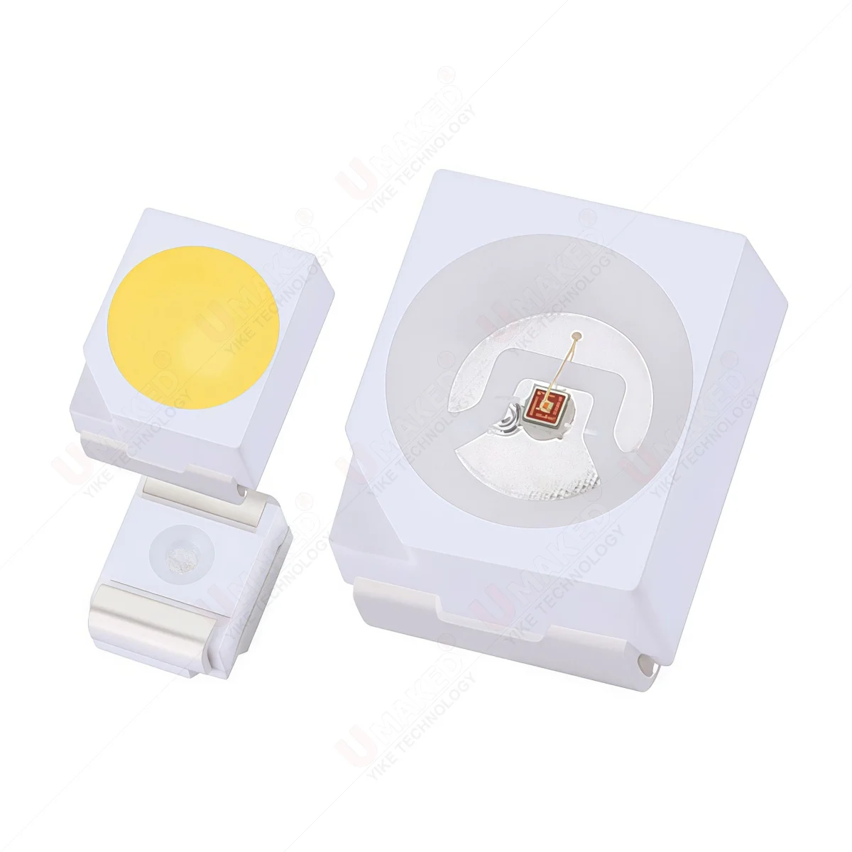 100Pcs 3528 SMD LED Diode Chip Warm White Red Green Blue Yellow Orange UV Purple Pink RGB PLCC2 PLCC-4 Lamp Light Bead Emitting