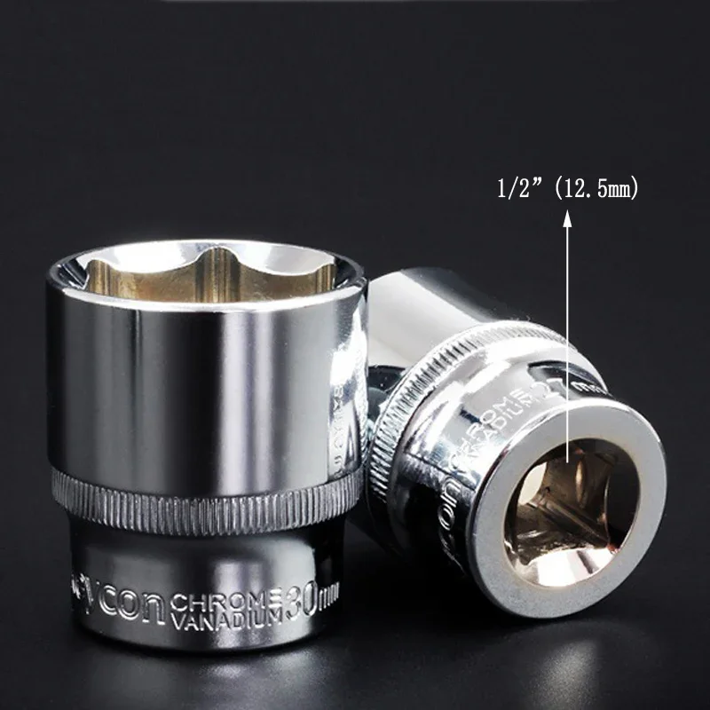 1 штука 1/2 "8-36 мм метрические розетки CR-V шестигранный 1/2 торцевой инструмент универсальный гаечный ключ внутренний шестигранный гаечный ключ с шестигранной головкой Инструменты для ремонта авто