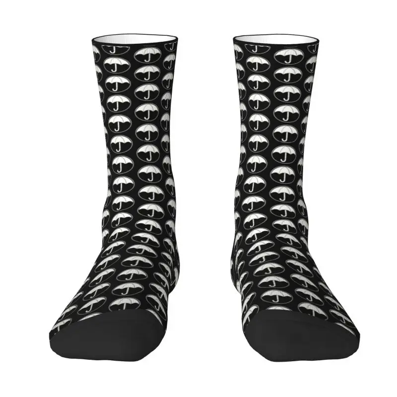 The Umbrella Academy Logo Men's Crew Socks Unisex Bonito TV Show Primavera Verão Outono Inverno Vestido Meias