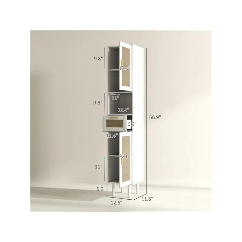 Armadietto portaoggetti da bagno Organizzatore per cestini per la biancheria