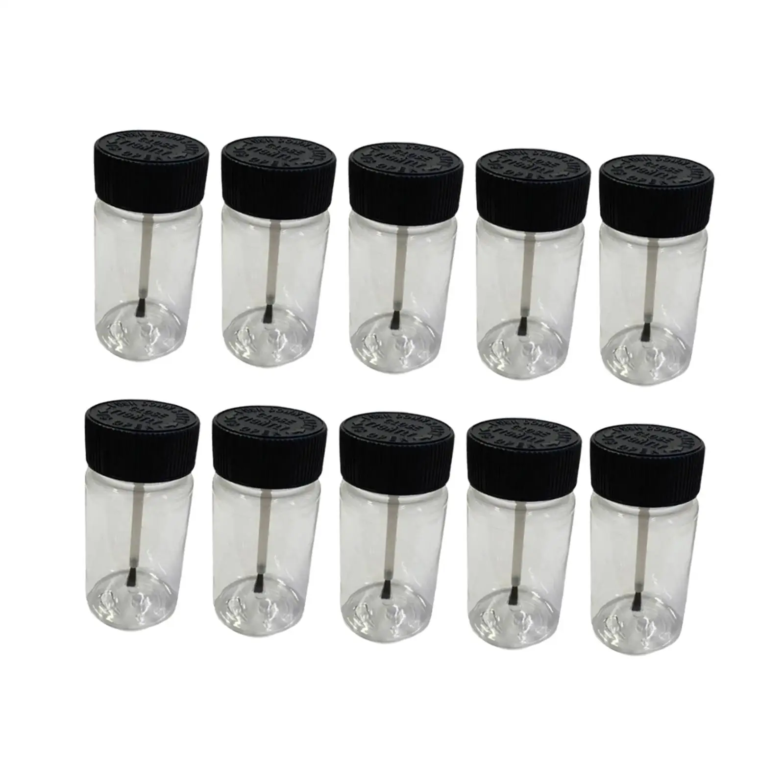 10Pcs Touchup Paint Applicator Bottles Reusable Fixing Wall, Stone Chips,