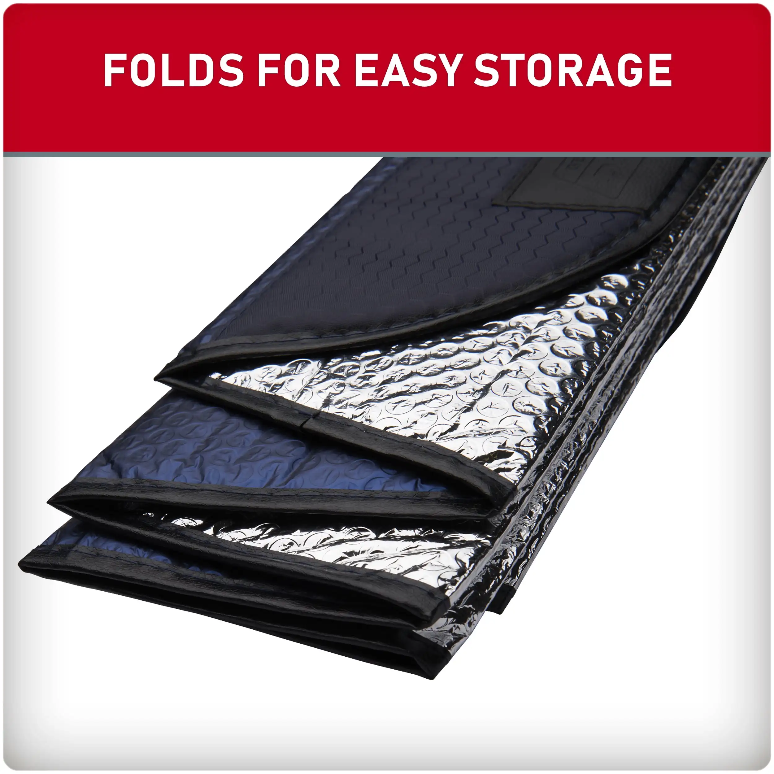 トラック用ネイビーブラックアコーディオンオートサンシェード