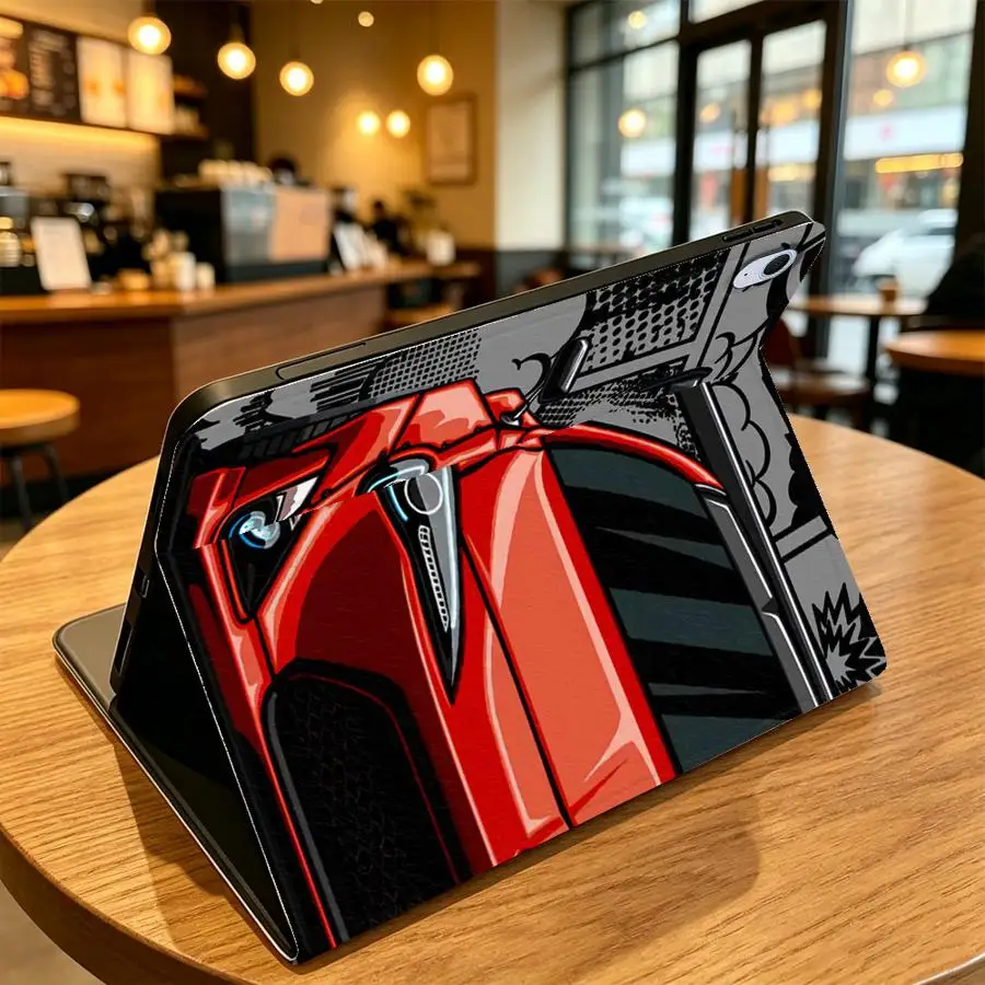 Tokyo Drift Sports Car Case for Samsung Galaxy Tab A7 Lite S10FE S9 FE A9Plus S10 Plus A11 S11 S7 S8+ A8 S9+ S10 Lite With