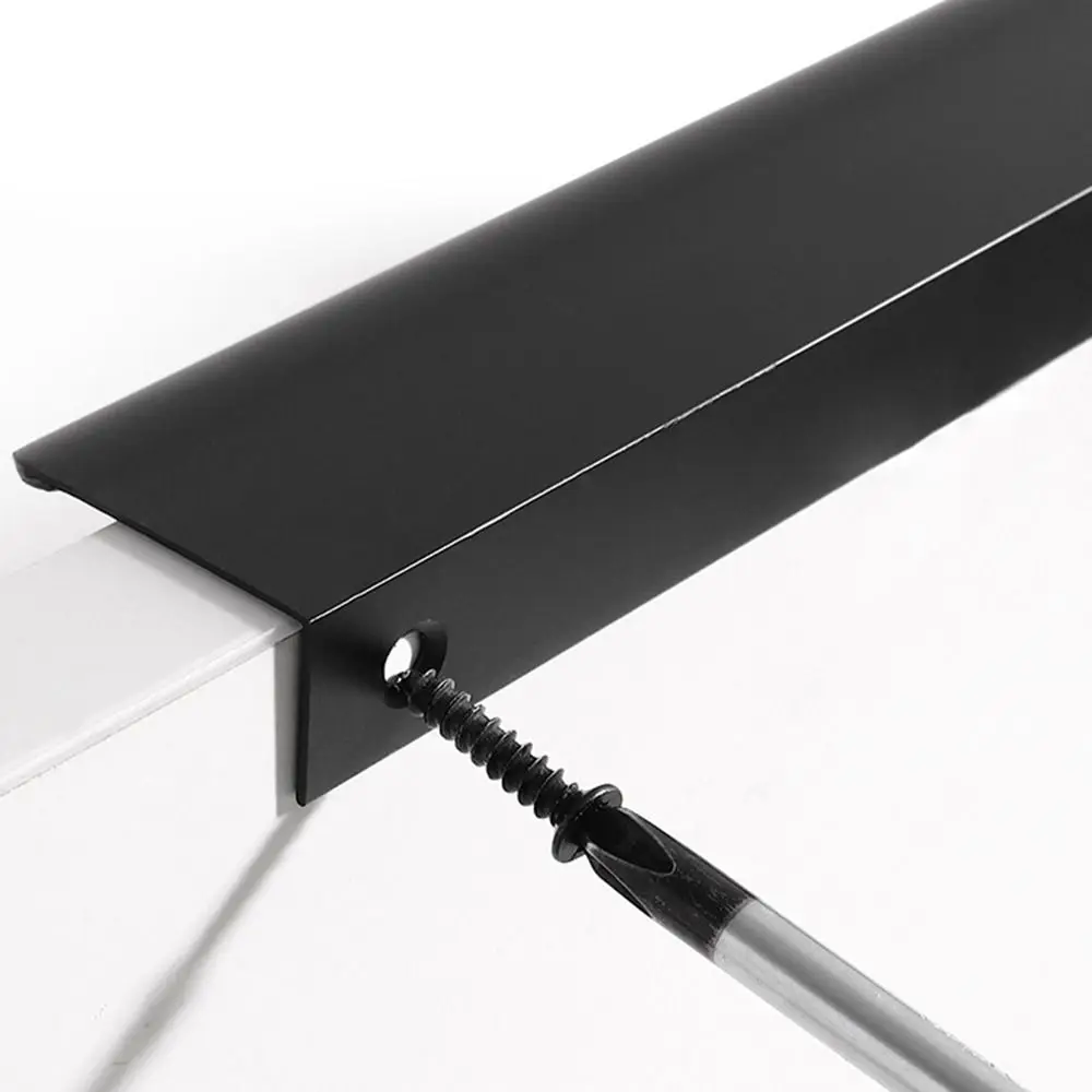 อุปกรณ์เสริมห้องครัวขอบดึงนิ้วอลูมิเนียมปกปิดบาร์ดึงตู้ฮาร์ดแวร์ดึง Handle