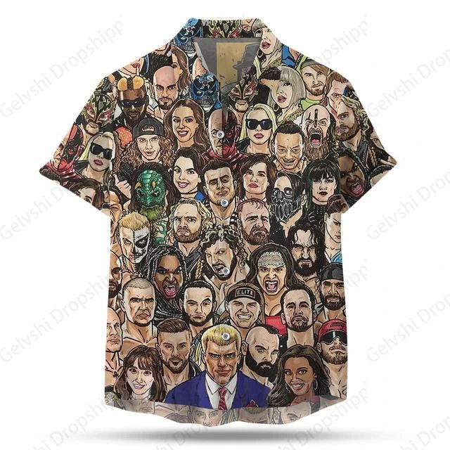 Halloween Hawaiian Shirts Chucky Michael Myers 3d Print Shirts Men Women Fashion Social Beach Shirt Casual Blouses Street Camisa