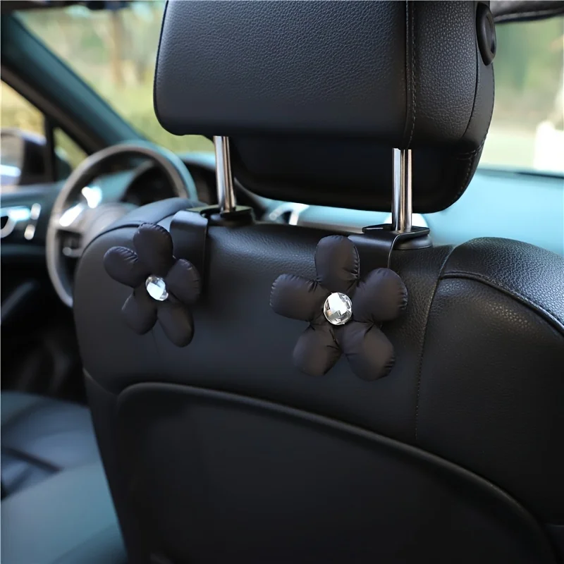 1pc Car Hook: Add a Stylish Touch to Your Car Interior with this Creative Flower Hanging Hook!