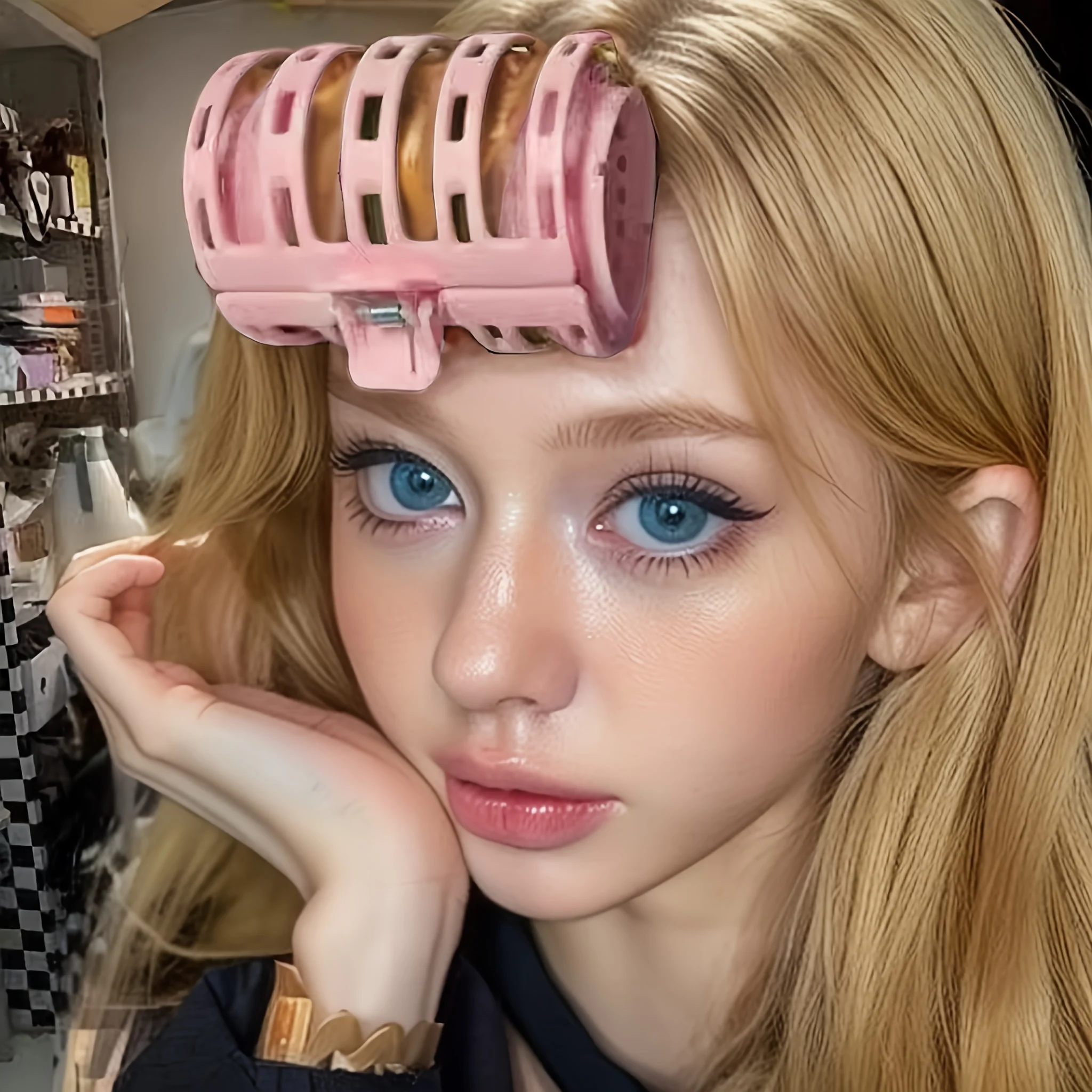 

2pcs Heatless Root Clips DIY Hairstyling for Instant Volume & Natural Waves - Curlers for Bangs, Long & Short Hair