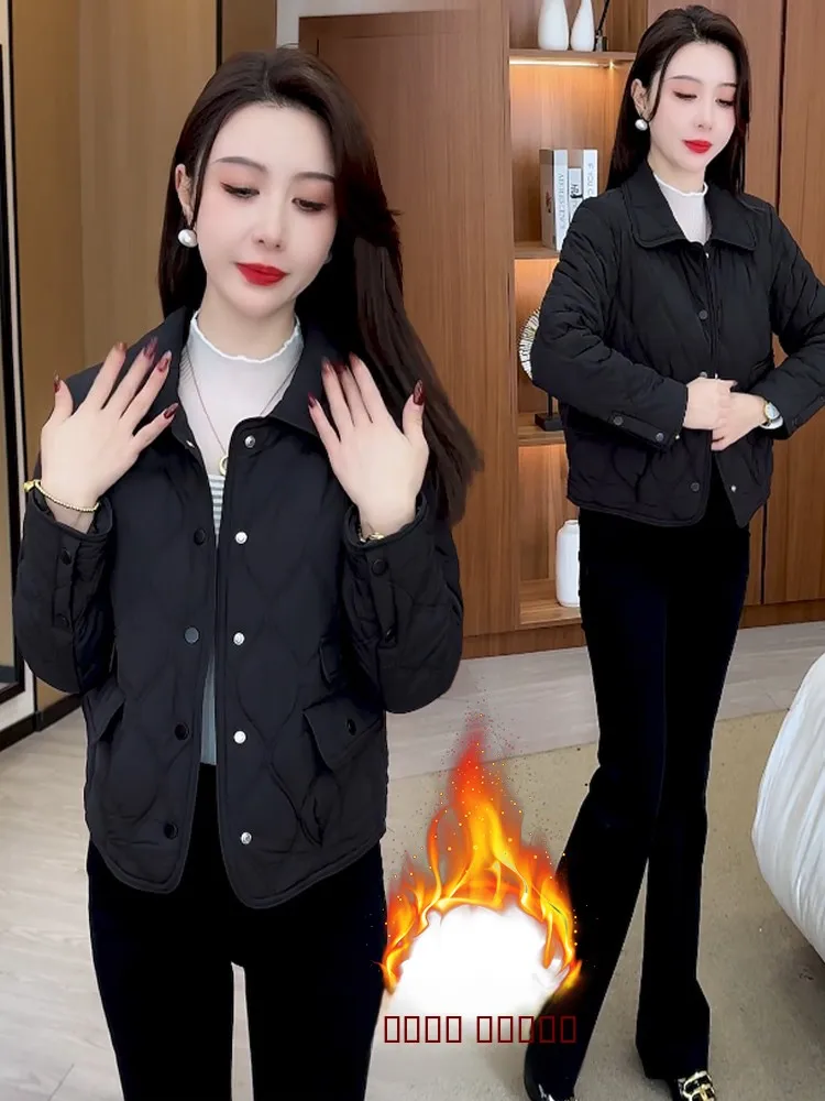 

Легкое хлопковое пальто с подкладкой для женщин, модное зимнее пальто, уникальный стиль, корейский стиль, для повседневной носки