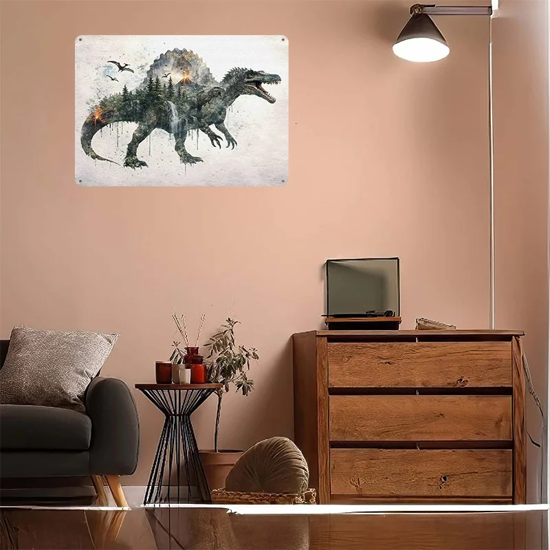 Spinosaurus Metal Poster Custo - Retro Poster Gaming review and price