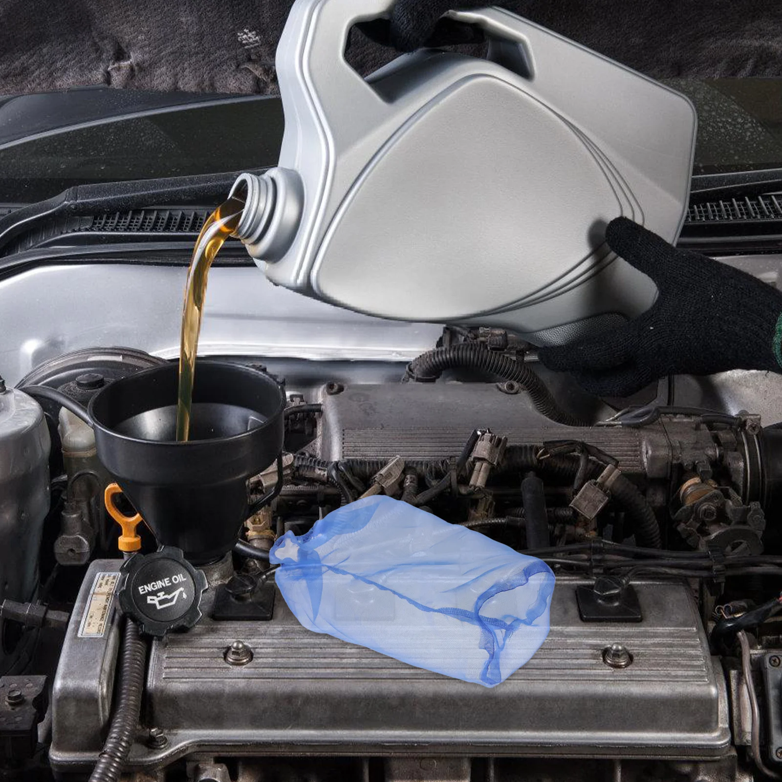 

Car Intake Filter Cover High Efficiency Filtration Easy Install Long Lasting Performance Car Intake Filter Mesh