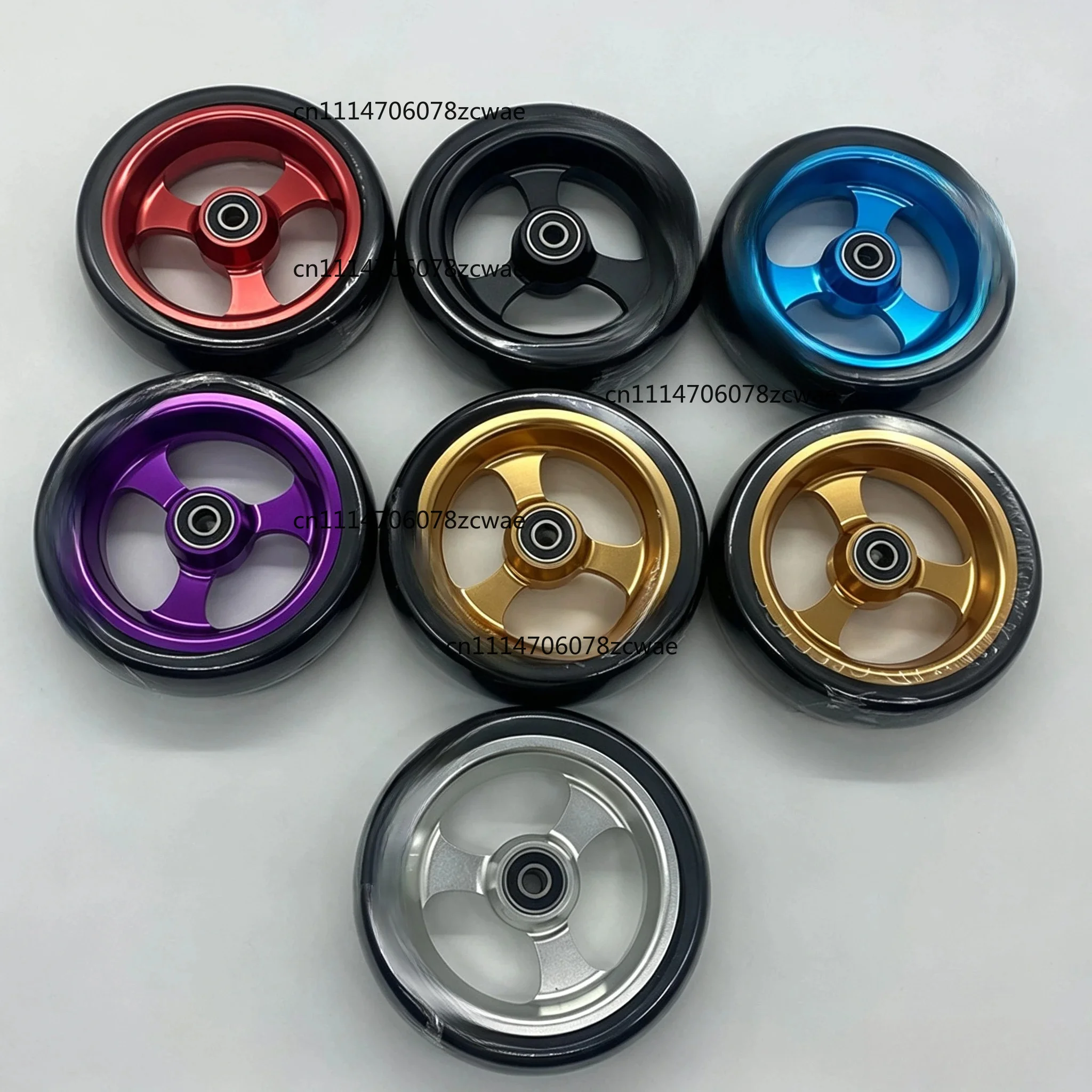 for 4 Inch 5 Inch Aluminum Alloy Front Wheel Casters High Speed Wear Resistant Sports Wheelchair Replacement Accessories