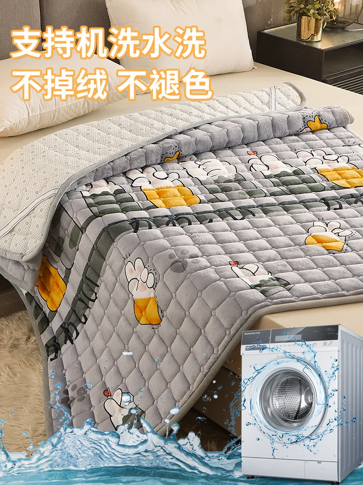 

Mattress mattress, winter coral milk velvet mattress, student single person mattress household bedroom, dormitory