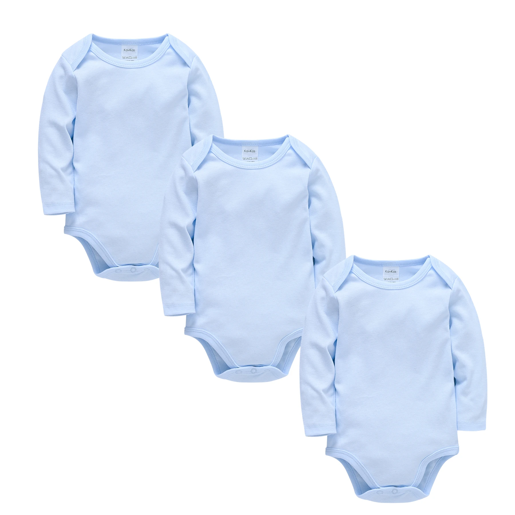 3 stks/set veelkleurige baby unisex kleding bodysuits met lange mouwen katoen zachte jumpsuits ondergoed pasgeboren loungewear baby-outfit