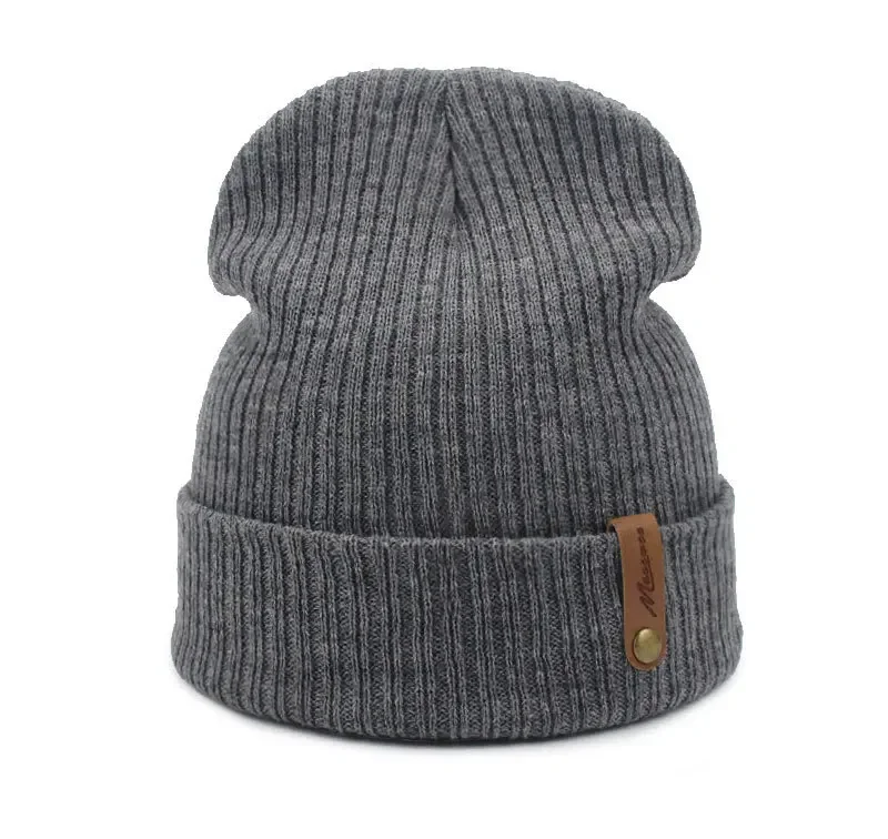 Marke Oohmy Strickmützen für Männer und Frauen, Skullies-Kappen, wärmende Mütze, lässige Mütze, einfarbig, männlich und weiblich, Winter, 2024 – Detail 19