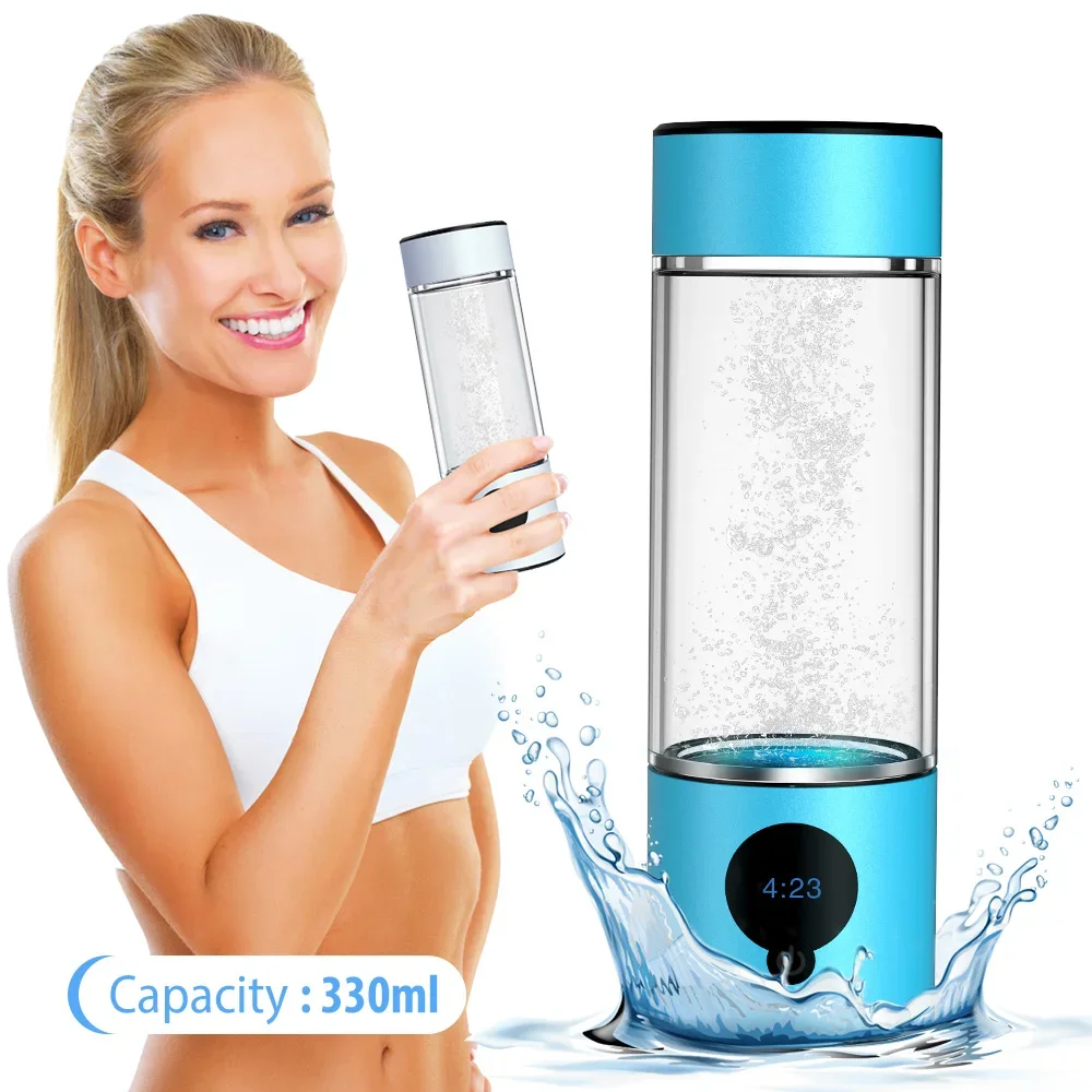 

Suyzeko Hydrogen Water 390ml Hydrogen Rich Water Cup Portable New Technology Best Hydrogen Water Bottle 6000ppb High Quality