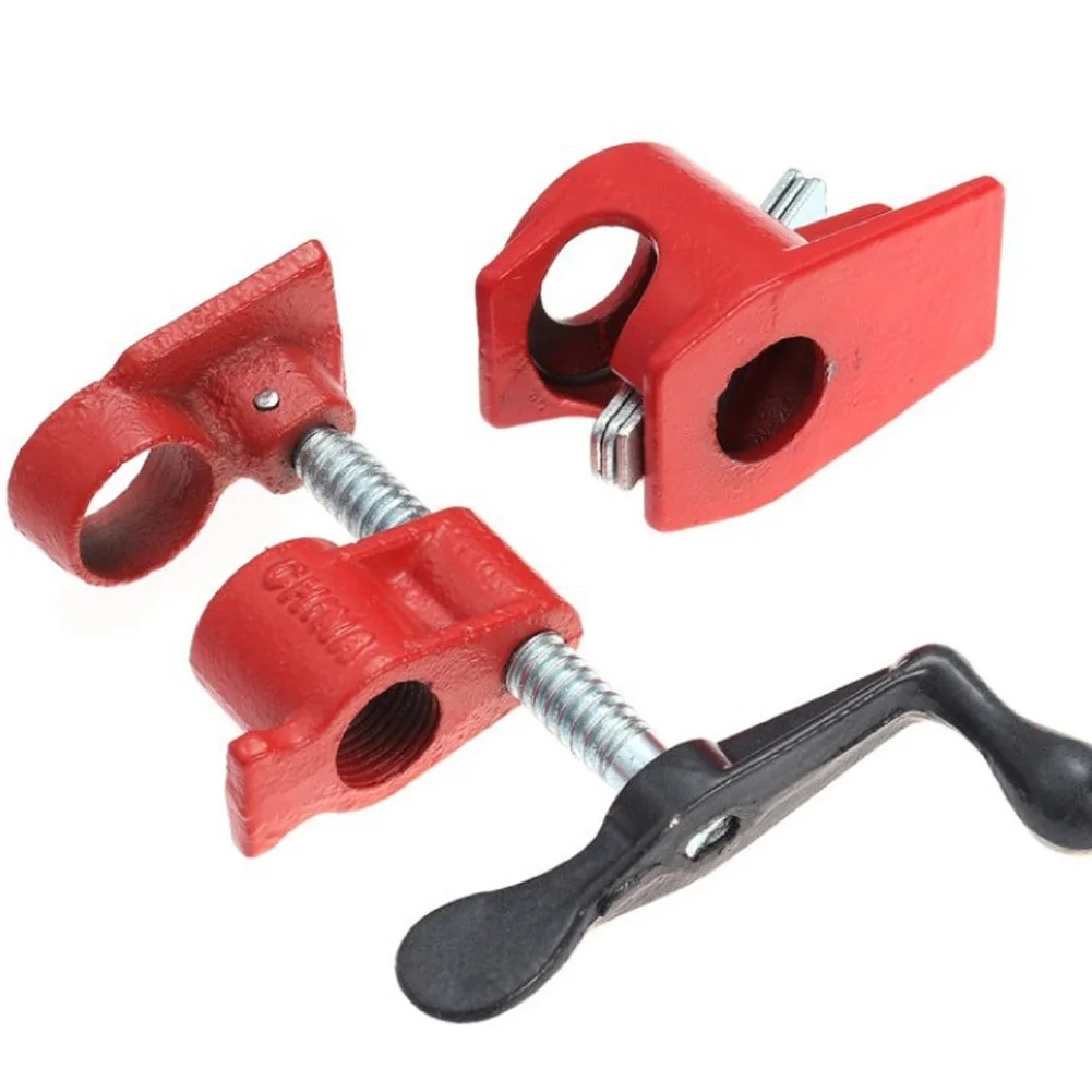 Industrial Grade 3/4 Pipe Clamp for Woodworking Metalworking and Plastic Workholding in For Furniture Making Tasks