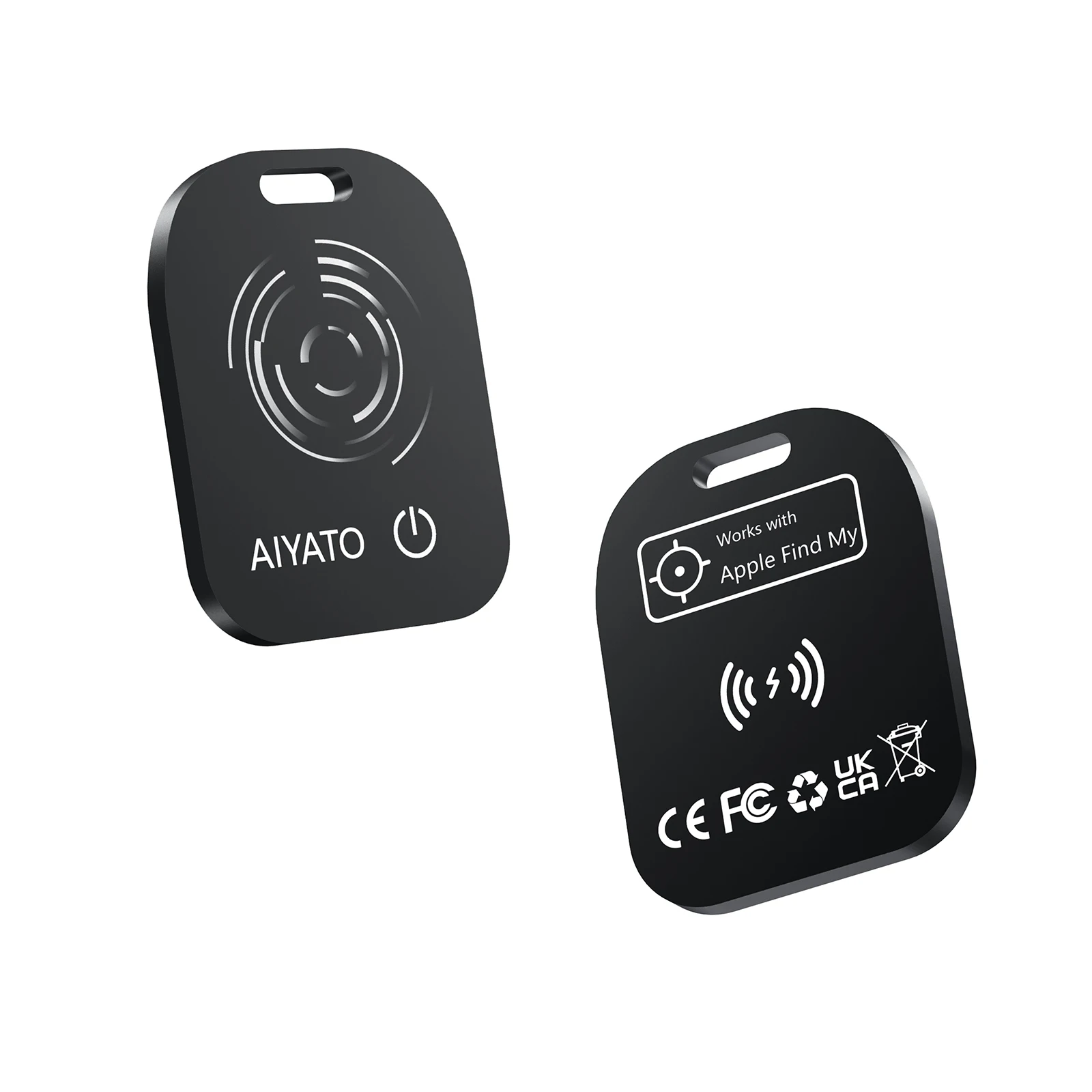 ペット用ミニ Bluetooth ウォレット トラッカー カード ワイヤレス充電は Apple Find My で動作します (iOS のみ) IP68 防水アイテム トラッカー