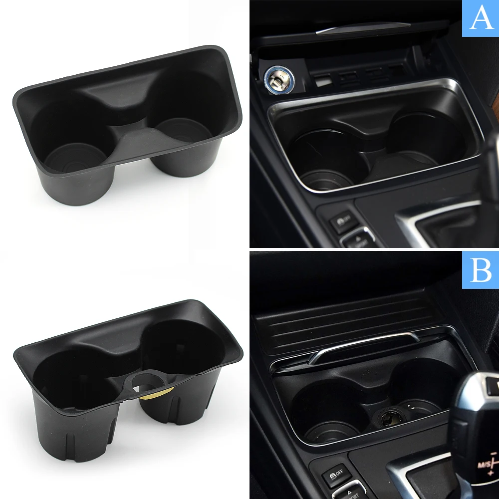Center Console Drink Water Cup Holder Storage Table Insert Cover For BMW 3 4 Series M3 M4 F30 F31 F34 F35 F80 F32 F33 F36 F82 - Image 3