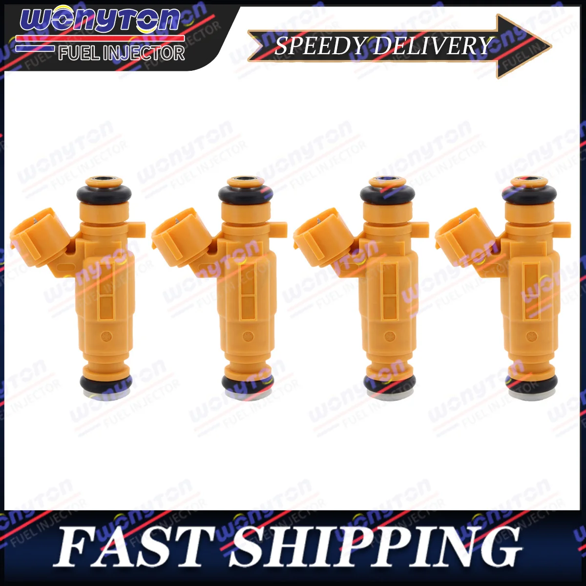 

4X Fuel Injector For 2009-11 Hyundai Accent i20 Kia Rio 1.4 1.6 G4FG 35310-2B020