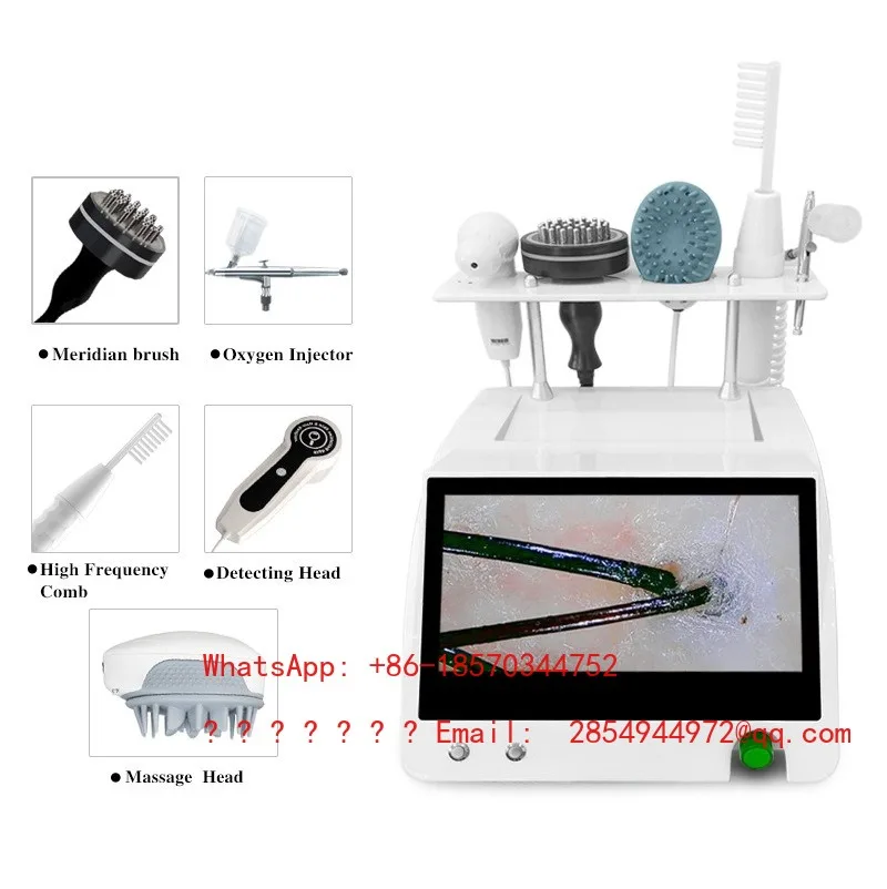 Scalp Care, Hair Follicle Detector, Meridian Massage, Health Center, Scalp Detection, Five-in-one Physiotherapy Instrument