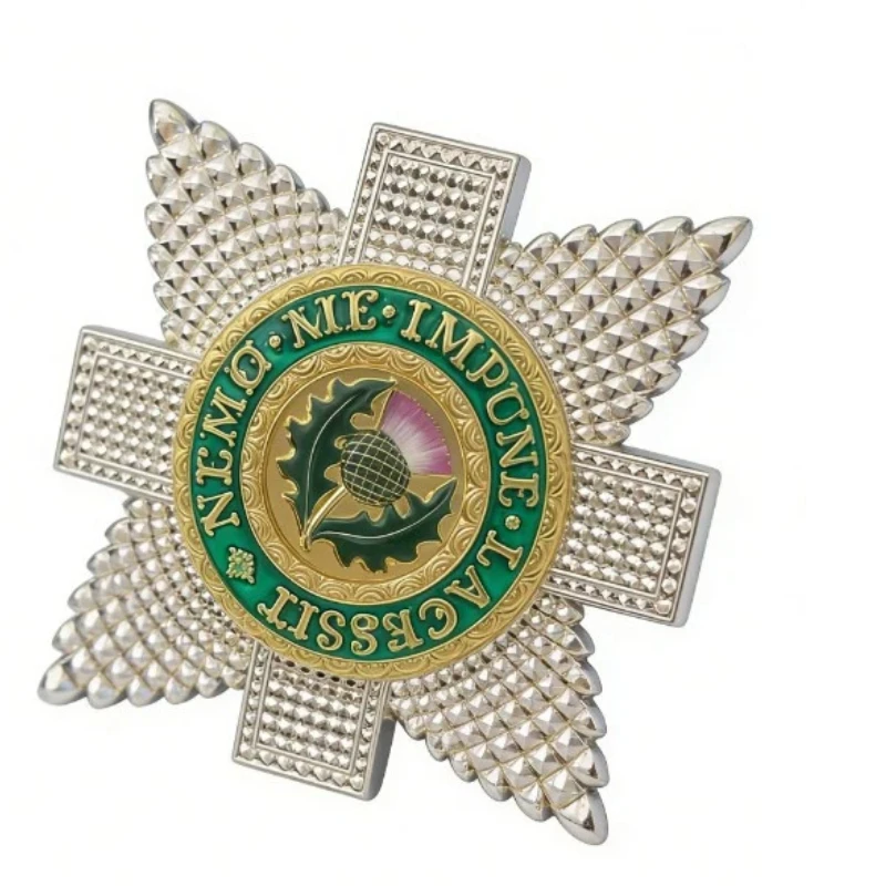 Scotland Order of the Thistle Replica Breast Star St Andrew Badge Medal Replica