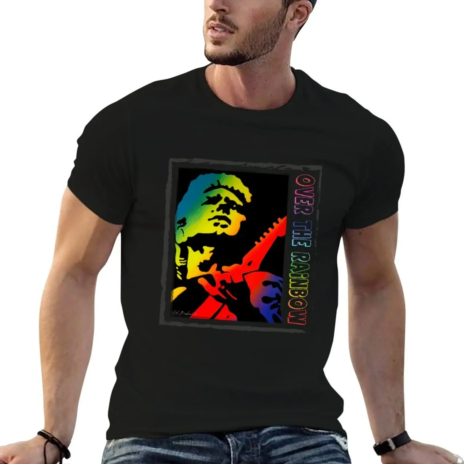 Over The Rainbow Billy Thorpe T-Shirt for a boy sports fans essential t shirt Men's cotton t-shirt