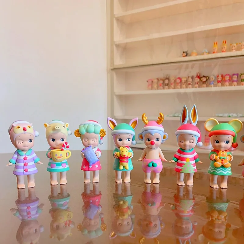 Original Sonny Engel Dreaming Christmas Serie Blind Box Spielzeug Puppe Nette Anime Action Figure Ornamente Figuren Puppen Weihnachten Geschenke