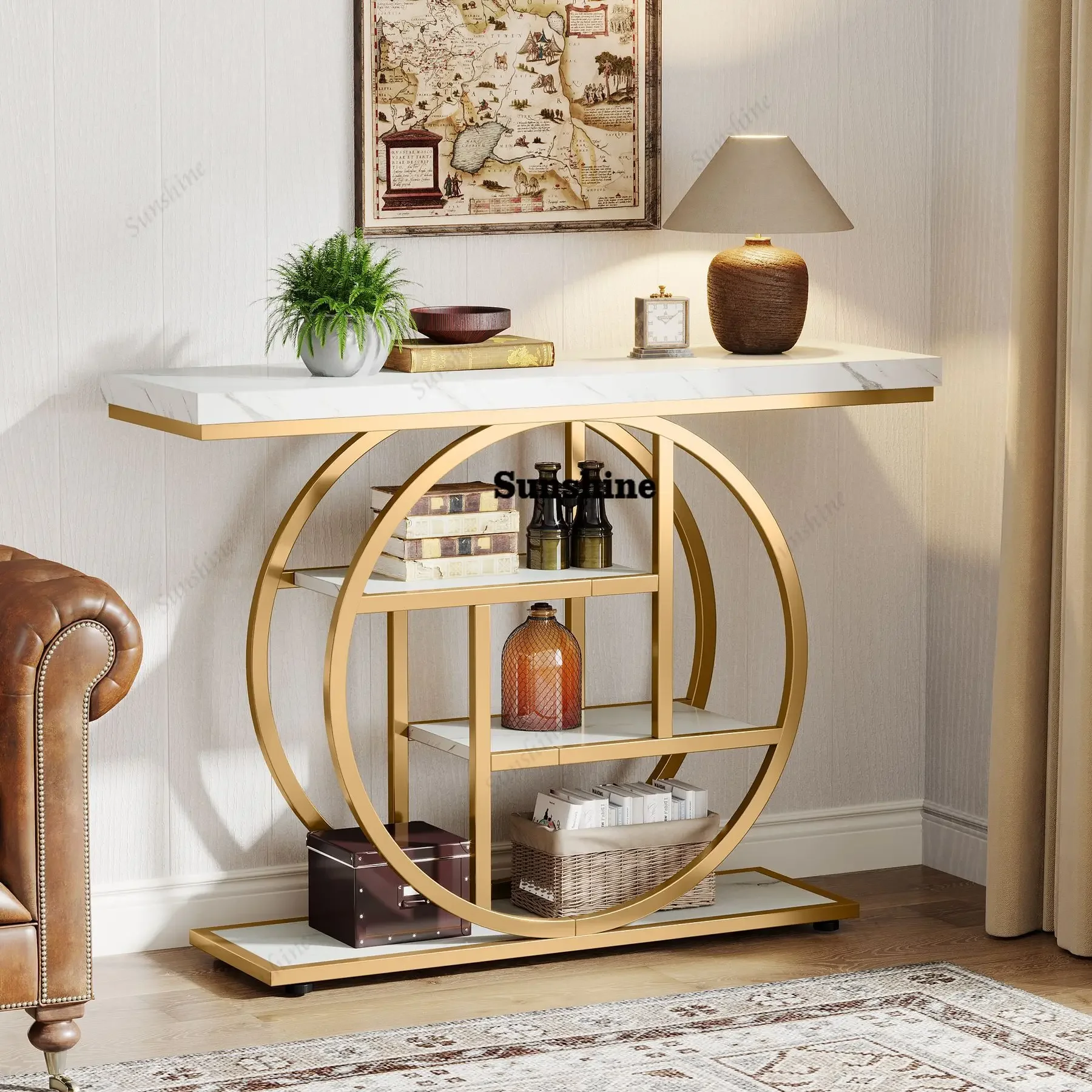 

Modern Midcentry Console Table European Cozy Premium Luxury Entryways Table Simple Beauty Wohnzimmertisch Living Room Furniture