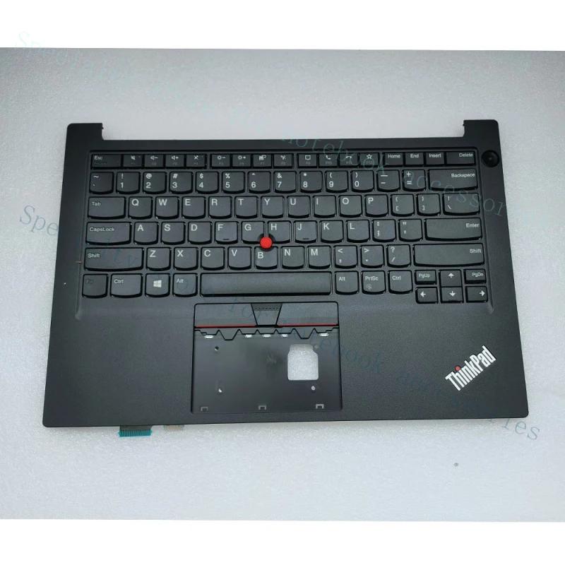 

A+ New For Lenovo ThinkPad E14 Gen 2 Palmrest Non-Backlit Keyboard Black 5M10Z54497