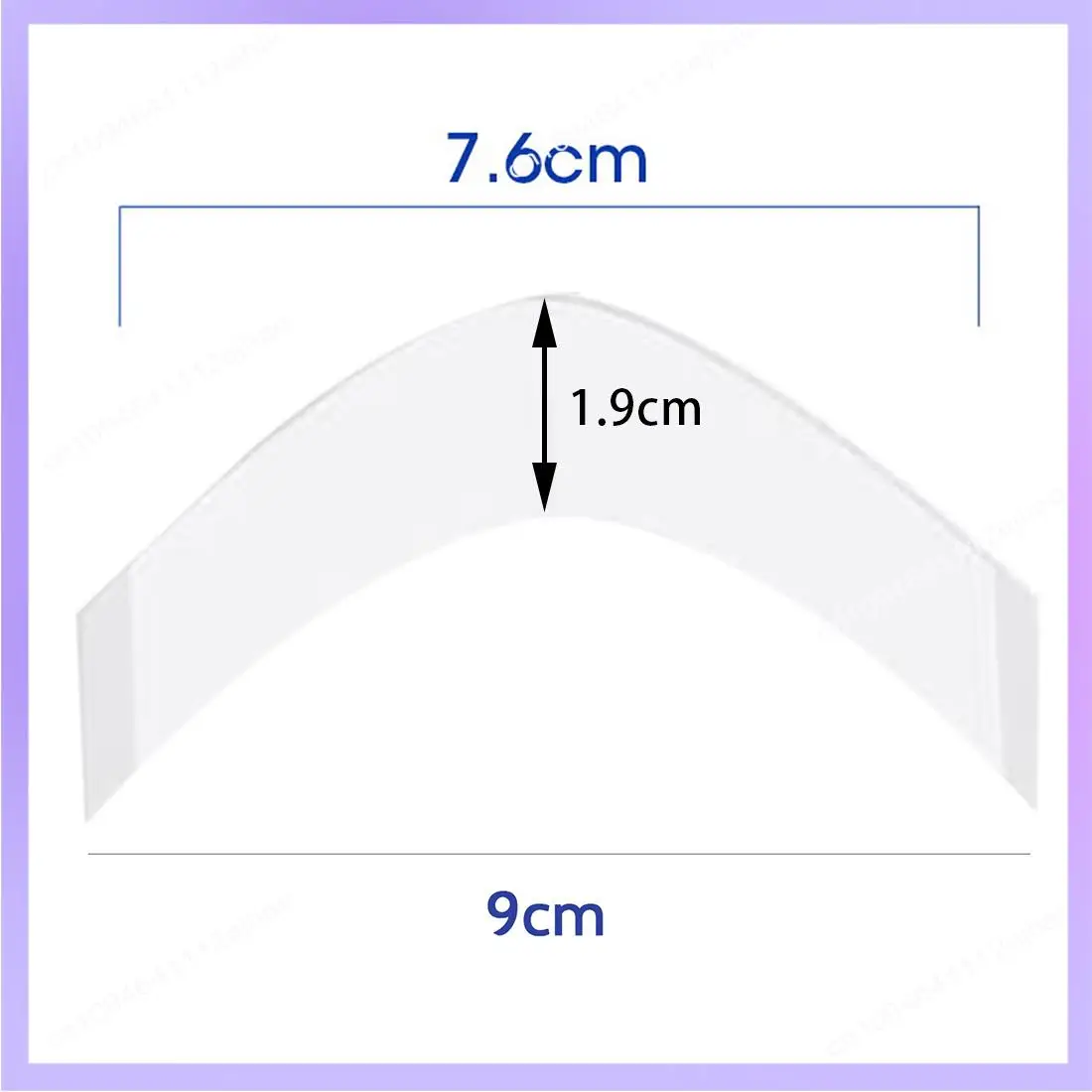 N83R 72 قطعة/الوحدة لا تألق شعر مستعار قوي الشريط لاصق مزدوج تمديد شرائط مقاوم للماء للشعر المستعار/الدانتيل الباروكات فيلم CC الشكل