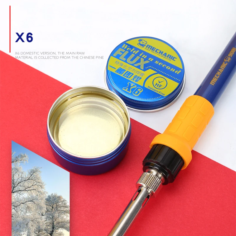 Механик канифоли флюсовая паяльная паста X6/X8/X9 BGA паста Флюс Для Сварки паяльник флюсы для PCB BGA сварочный инструмент