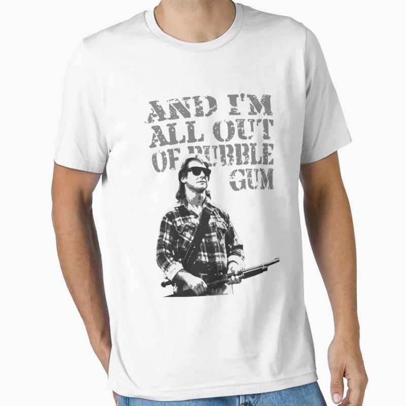 

Bubble Gum Retro Sic-Fi They Live Gift T Shirt John Carpenter Vintage Horror movie Alien film Graphic clothes All size Tee S-6XL