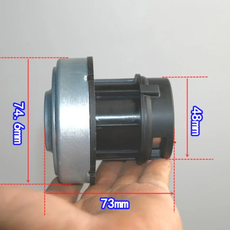 Mini 545 Electric Motor DC 14.4V High Power Violent Vacuum Cleaner Tool Fan Double Ball Bearings Aluminum Alloy Impeller Dynamic